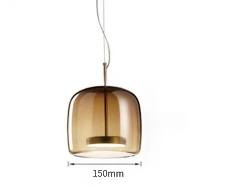 Modern Led Glass Pendant Light for Island Restaurant Hanging Lamp Decoration Ceiling Chandeliers Modern Home Decoration