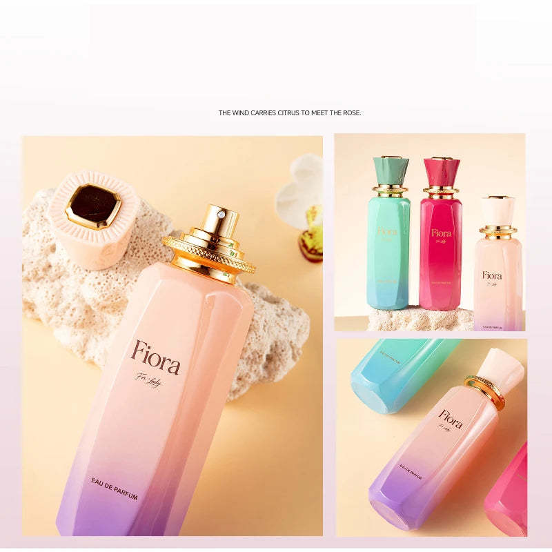 Women Eau De Parfum 100ml Long Lasting Floral Fruity Scent Gradient Bottle Design Fresh Fragrance Daily Dating Perfume For Women