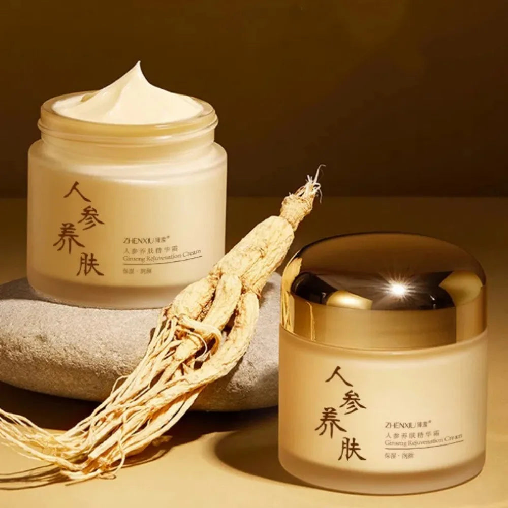 New 60g Ginseng Face Cream Smooth Firming Moisturizer Cream Radiant Skin Anti-Aging Essence Cream Facial Skincare