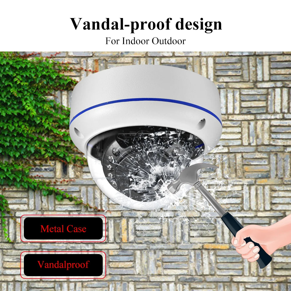10CH 4K 8MP POE Security Camera Kit Audio Motion Detection Vandalproof Outdoor Dome Camera 5MP 4MP CCTV Surveillance Protection