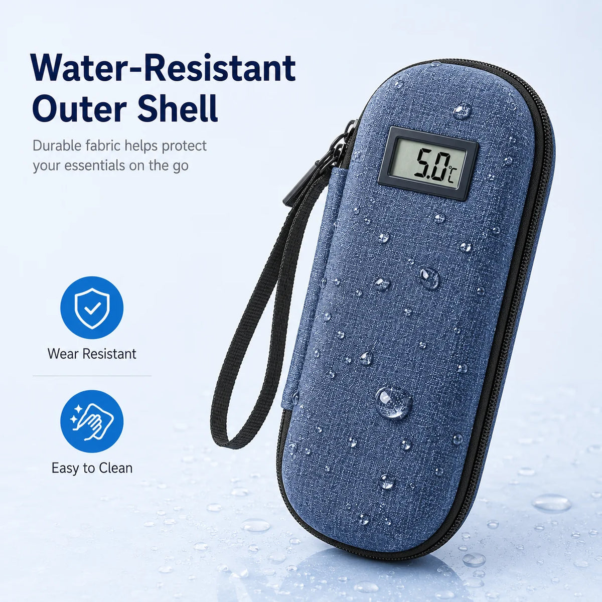 Portable Waterproof Diabetic Insulin Cooling Bag Carry-on Protector Pill Refrigerated Ice Pack Drug Freezer for Diabetes Medicla