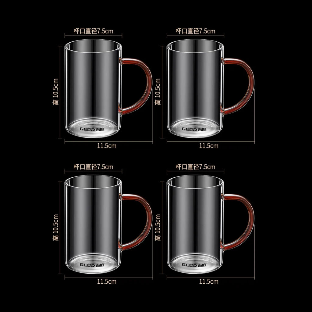 LFGB Certificated Ultra Hard High-borosilicate Glass Kitchen Water Kettle -20℃~150℃ Resistant Beverage Bottle for Family Canteen