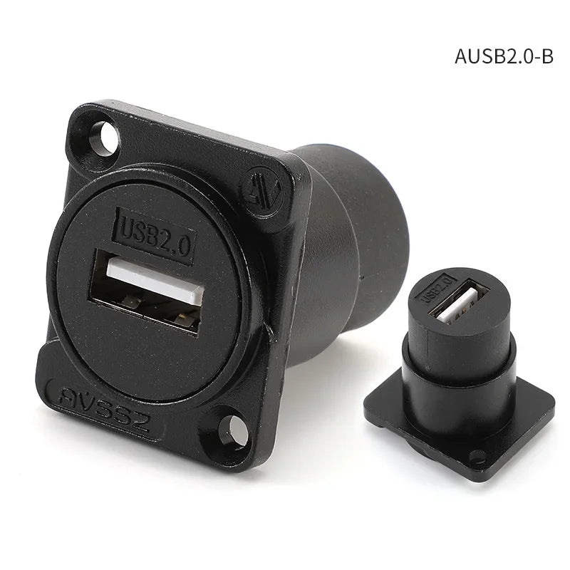 D-type Multifunctional Data Module 86 Panel audio video socket XLR VGA BNC RJ45 RJ11 Jack 3.5/6.35 RCA USB3.0 TypeC Connector
