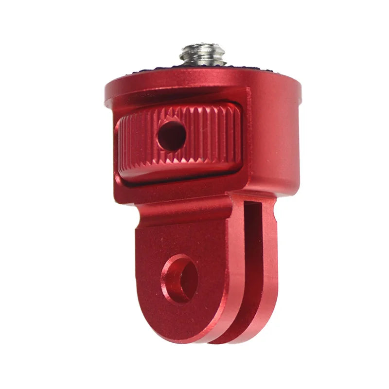360 Rotating Mini Tripod Adapter 1/4 Inch Screw CNC Aluminum Locking Mount for GoPro12 11 POCKET 2 FIMI PALM 2 Insta360 X3 Osmo