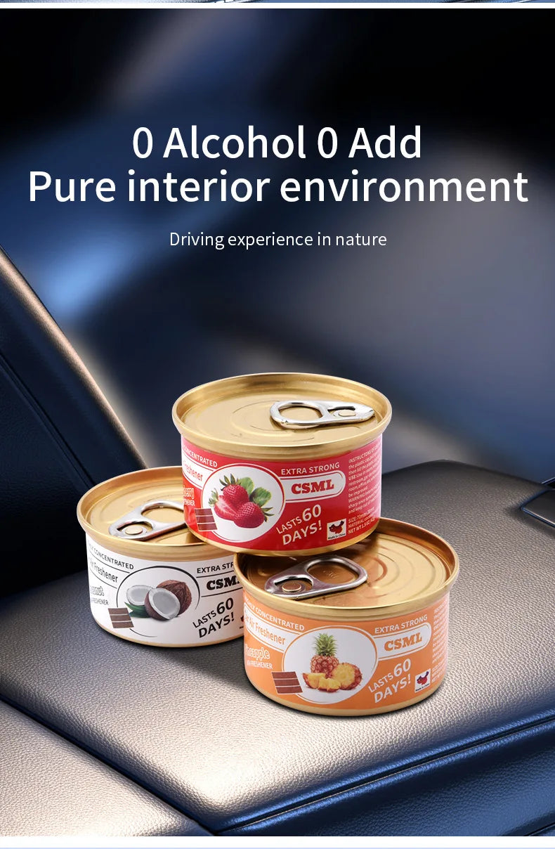 Best-selling Wooden Block Canned Car Aromatherapy Fragrance Paste Deodorizing Air Freshener High-end Solid Perfume