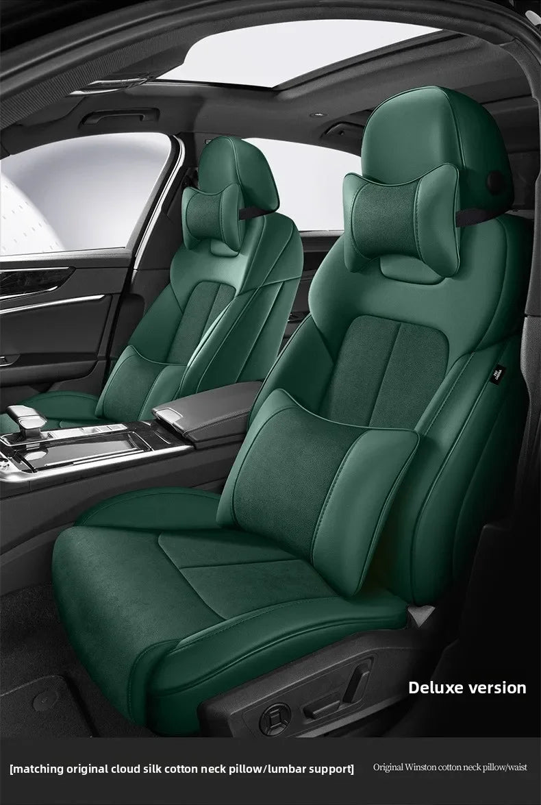 Custom Fit Full Luxury Car Seat Cover Car SUV Full Seat Set Perforated Genuine Leather for Various Models Contact Seller JJ208