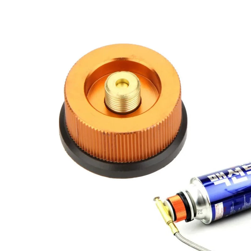 Outdoor Camping Stove Gas Tank Adapter Propane Tank Adapter Gas Burner Conversion Head Camping Gear