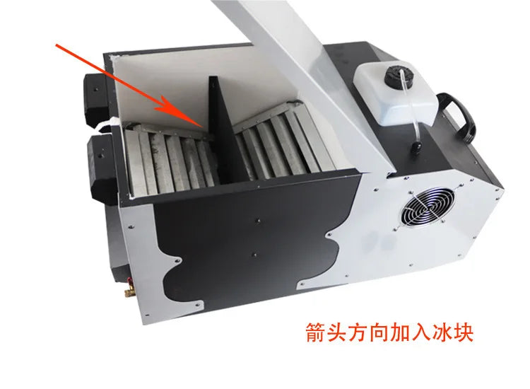 1500W DMX512 Ground Fog Machine Stage Wedding Low Lying Smoke Replaces Dry Ice