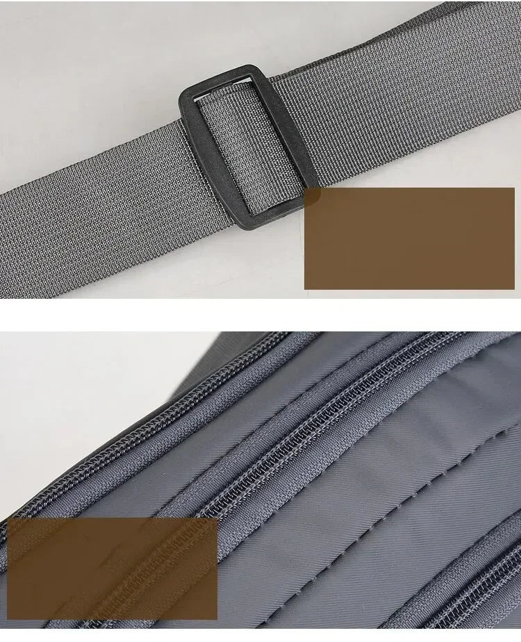 Crossbody Bag Outdoor Sports Multi Functional Waterproof Waist Bag Canvas Fit Mobile Waist Bag With Large Capacity For Men Women