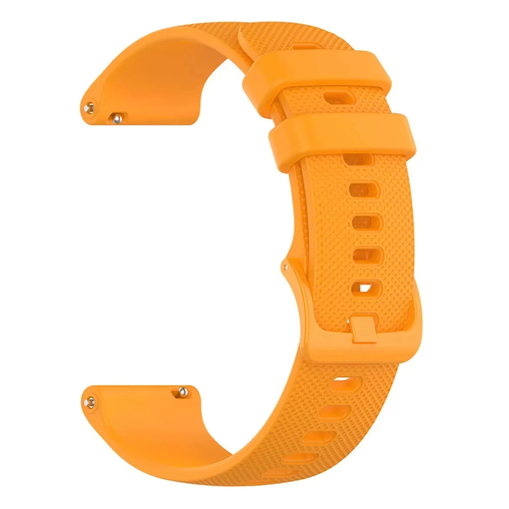 Silicone Strap 20mm For Garmin Forerunner 645 165 245 245M/Vivoactive 5 3 Wristband Bracelet For For Garmin Venu SQ SQ2 Band