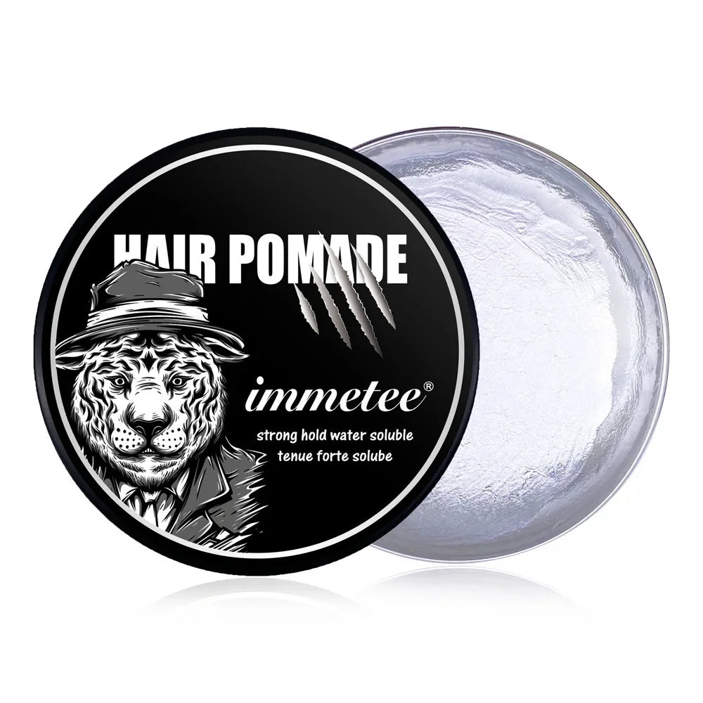 Men's Perfumed Hair Wax Strong Hold Edge Control Natural Volume Water-Based Non-Greasy Frizz-Free Flyaway Hair Daily Styling Cre
