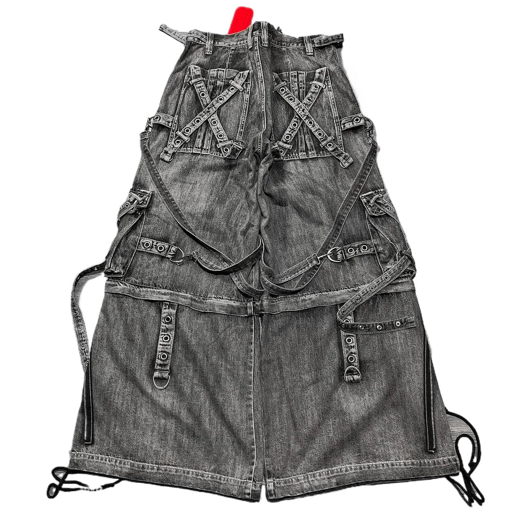 Hip Hop Complex Heavy Industry Workwear Jean Casual Denim Pants High Waist Straight Wide Leg Jeans Harajuku Y2k Men Women Jeans