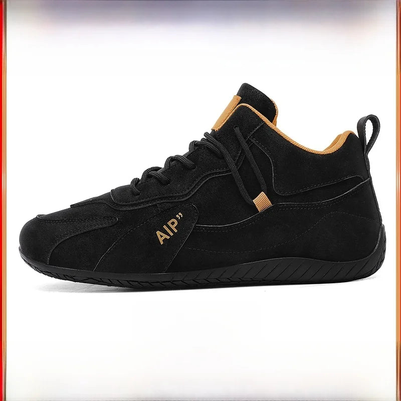 Casual Sport Shoes for Men Retro Leather Surface Soft Bottom Versatile Leisure Board Shoes Autumn Trend Brand Agan Men's Foot...