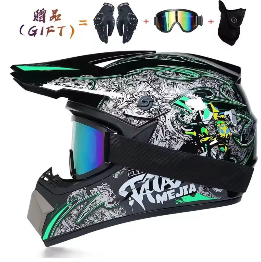 Free Shipping & 3 Gifts All-New Full Face Off-Road Motorcycle Helmet Downhill AM DH Motocross Cross Casco Capacete Helmets