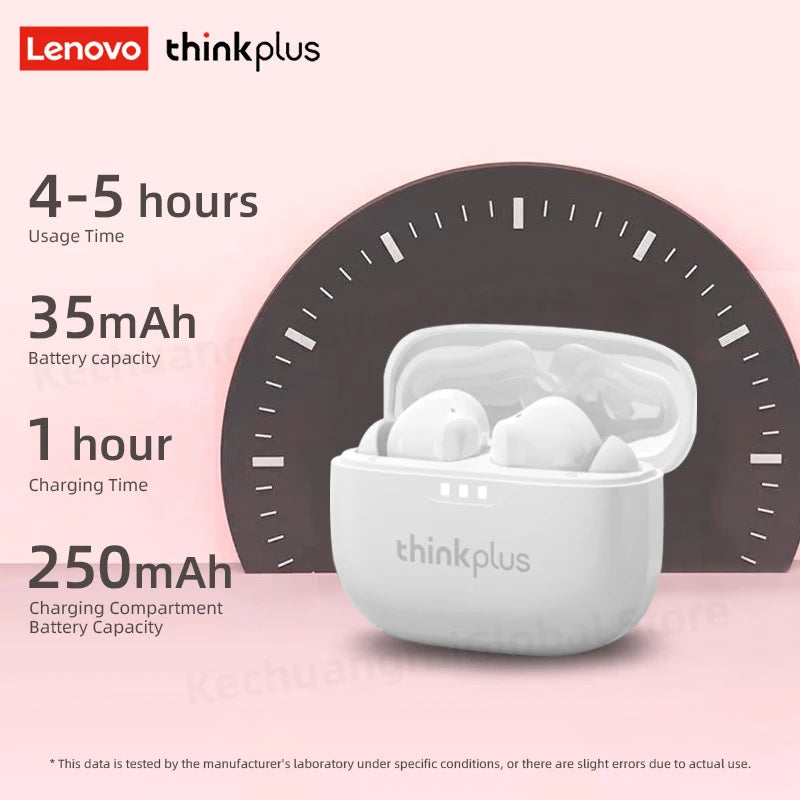 Lenovo Earphones TWS Wireless Bluetooth 5.3 Earbuds HiFi Stereo Noise Reduction Headphones Touch Control HD Call with Mic New