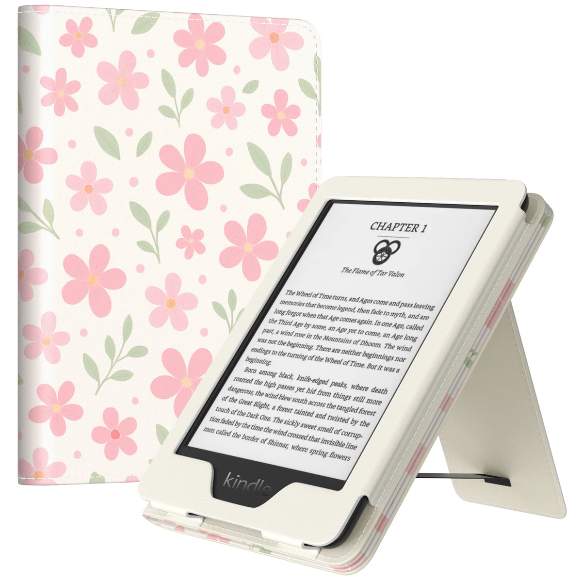 Case for 6" Kindle(11th Generation, 2024/2022 Release)/(10th Gen,2019)/Kindle(8th Gen, 2016), Ultra Lightweight PU Shell Cover