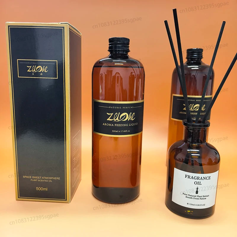House Fragrance Essential Oil 500ml Ritz Carlton Hilton Hotel Scent Long-lasting Aromatherapy Deodorant,give 10pcs Reed Sticks