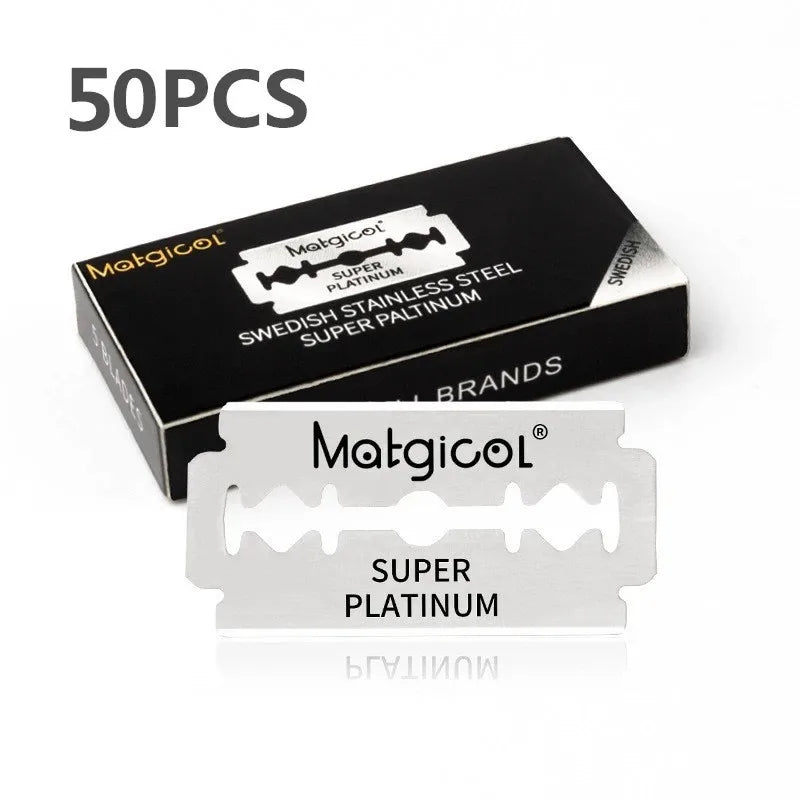 30/50/100pcs Men's Razor Double Edge Razor Blades Shaving Manual Safety Shaving Blades Shaving Tool