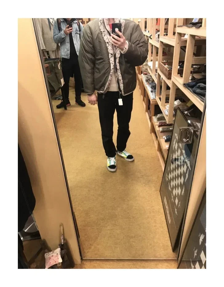 KAPITAL Fleece Wear on Both Sides Zipper Long Sleeve Japan Style Loose Jacket Men and Women Cashmere Coats
