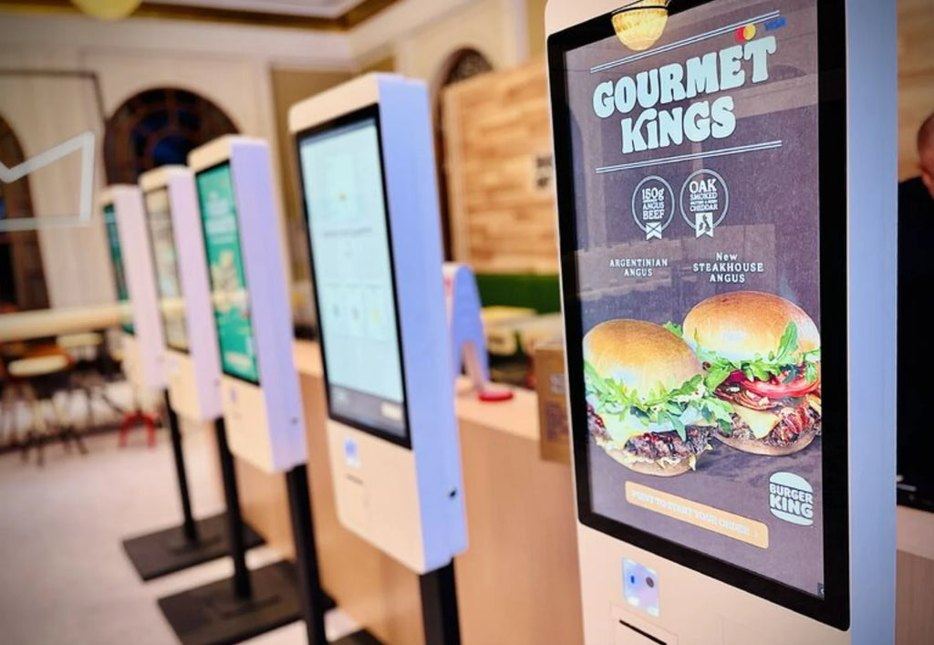 Food Order Checkout Touch Self Service Interactive Payment Kiosk Touch Screen for Restaurant