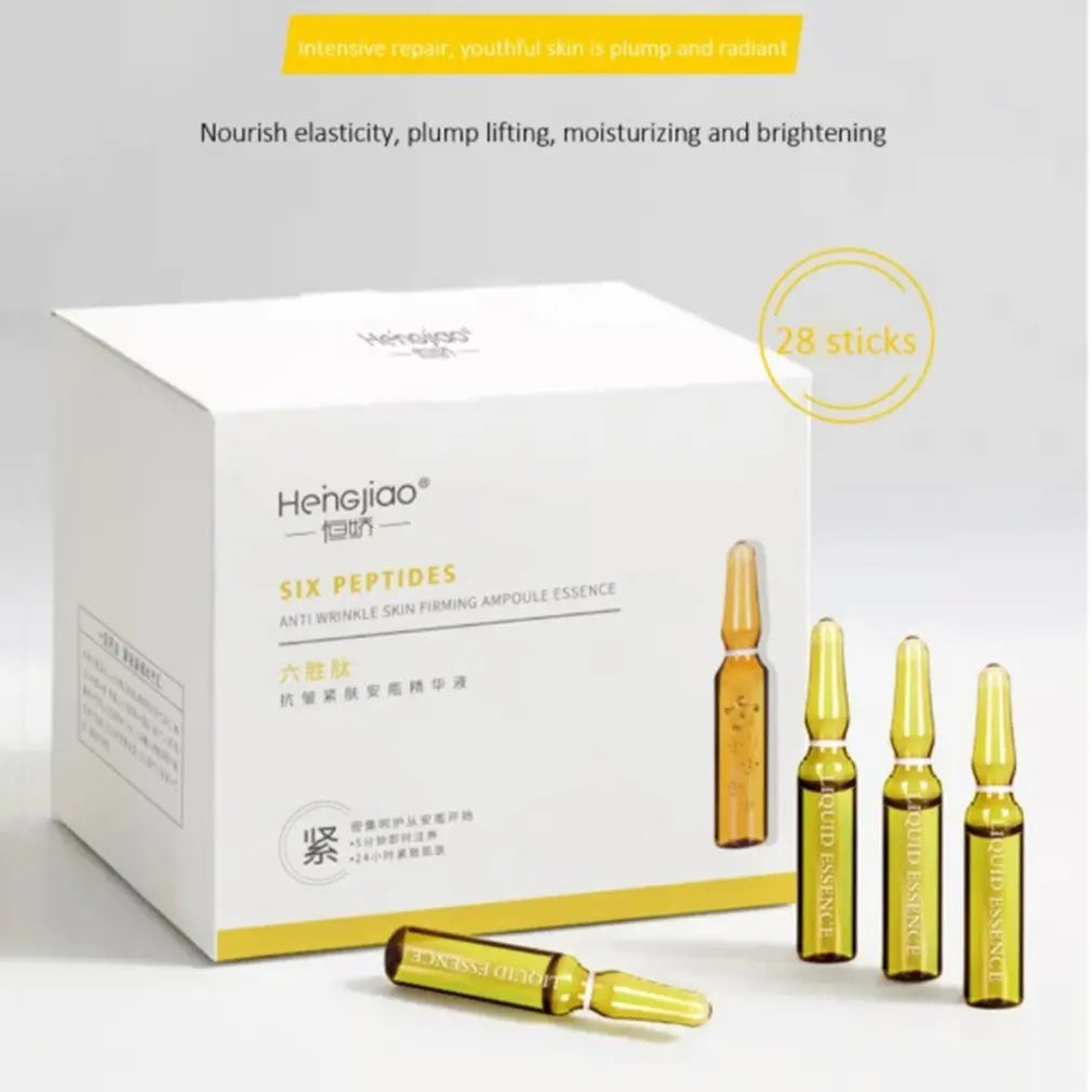 28 Bottle/SET Fullerene Hyaluronic Acid Ampoule Face Serum Shrink Pores Anti-Ance Nicotinamide Whitening Moisturizing Wrinkle