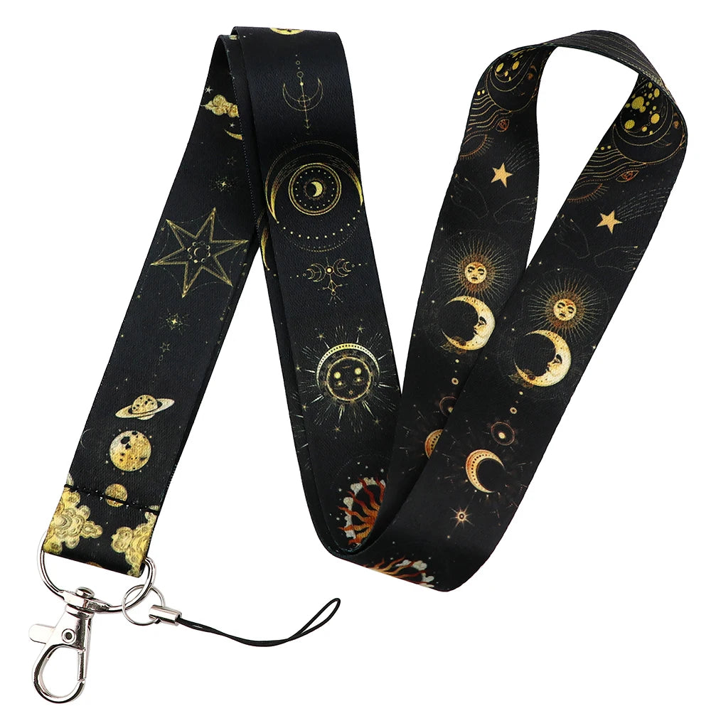 100 Designs Cute Art Lanyard for Keys Chain Badge Holder ID Credit Card Pass Hang Rope Lariat Mobile Phone Charm Accessories