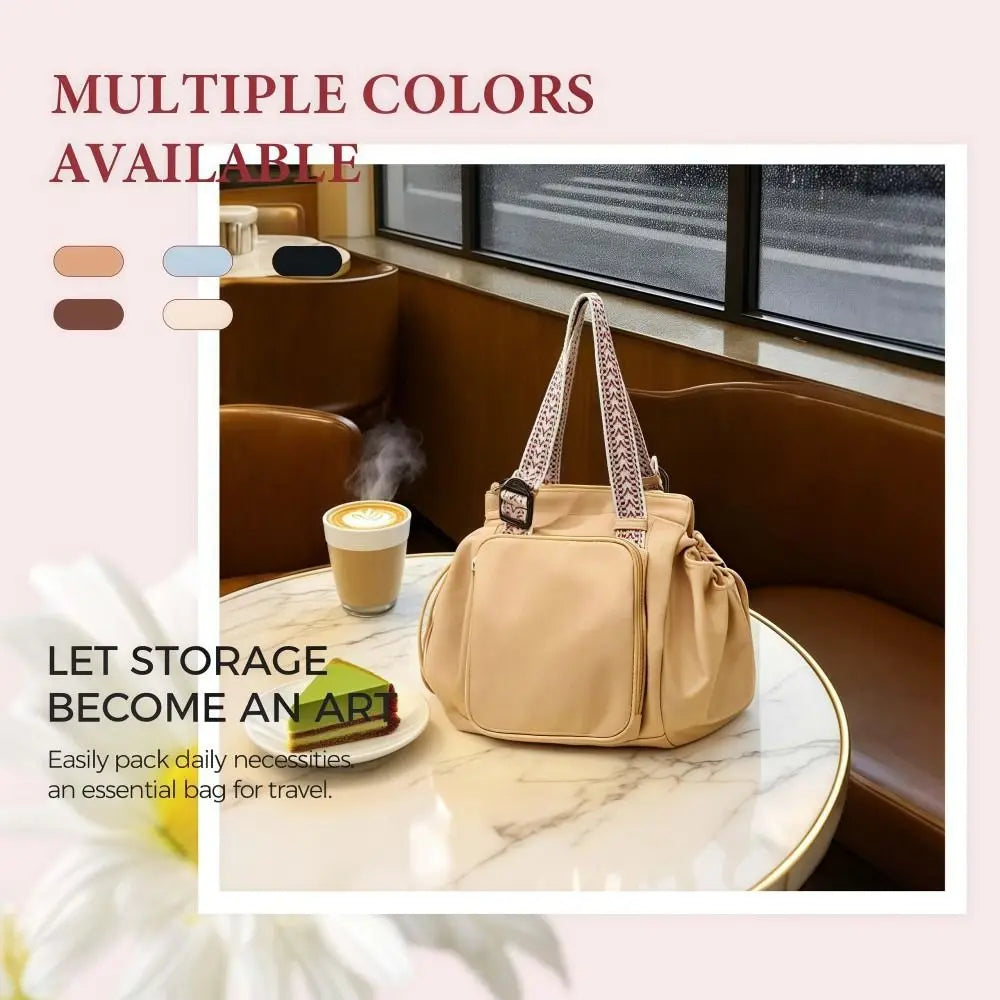 Multifunctional Travel Storage Bag Lightweight Cradle Design Women's Backpack Durable Waterproof Mommy Bag Mother Baby Outing