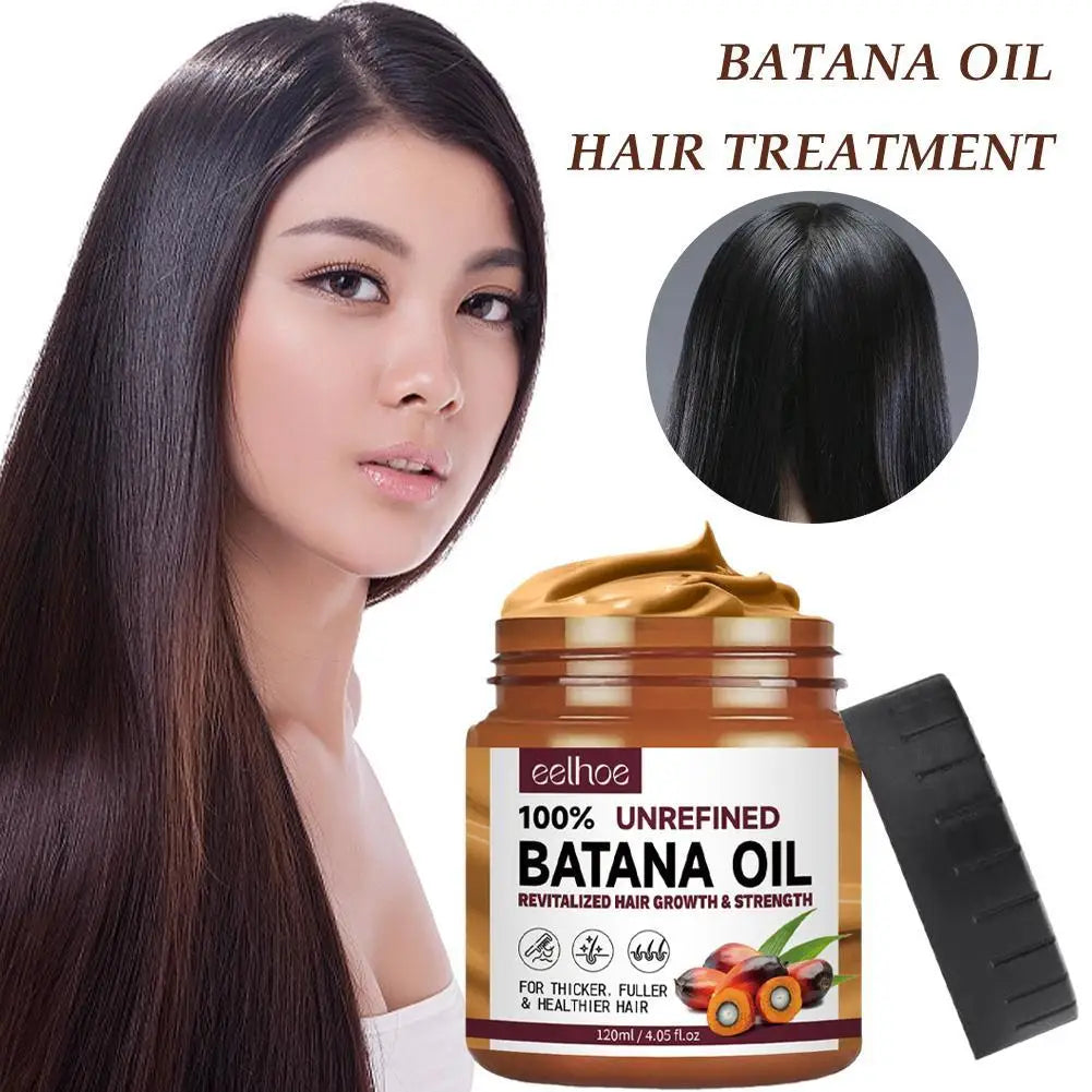 Upgrade 100% Pure Organic Hair Mask Batana Oil Hair Growth Oil Natural Treatment Nourish Reduce Hair Loss Anti-Breakage Hair
