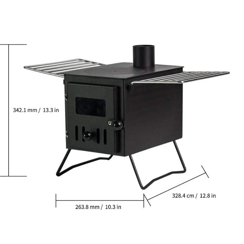 Tent Stove Camping Firewood Household Outdoor Water Firewood Gas Tank Cassette Heating Tea