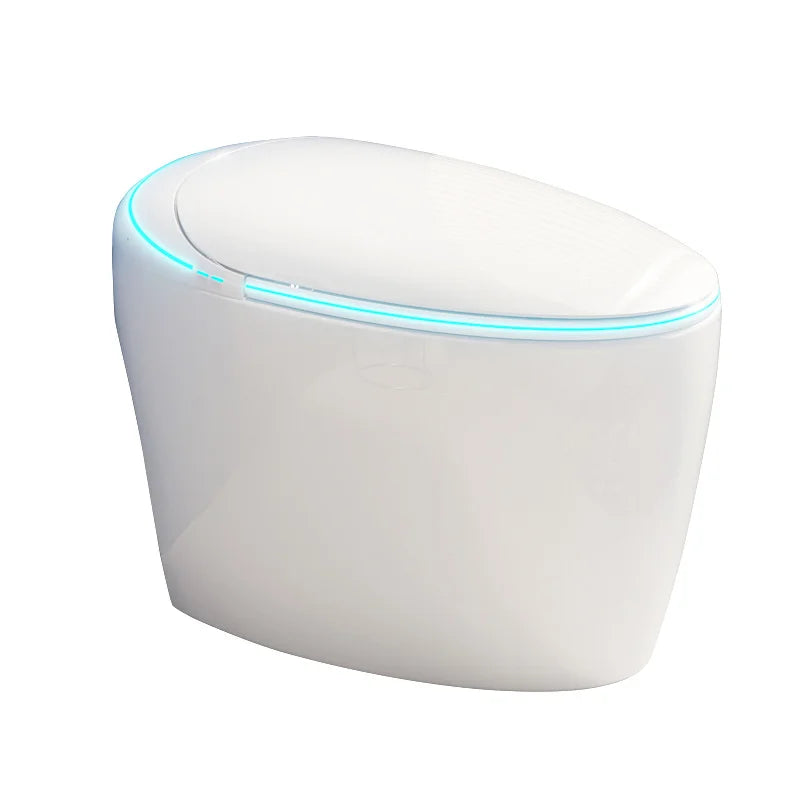Luxury Automatic Smart Toilet, Ceramic Floor-to-ceiling Smart Toilet With Remote Control Function