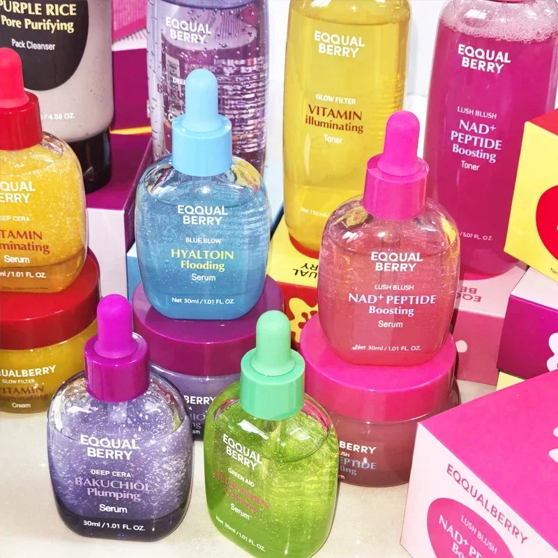Hot Brands EQQUALBERRY Serum Effectively Tightens Pores for Sensitive Skin Korean Skin Care Deeply Nourishing Skin Care Lotion