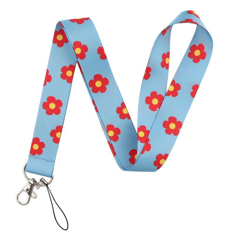 100 Designs Cute Art Lanyard for Keys Chain Badge Holder ID Credit Card Pass Hang Rope Lariat Mobile Phone Charm Accessories