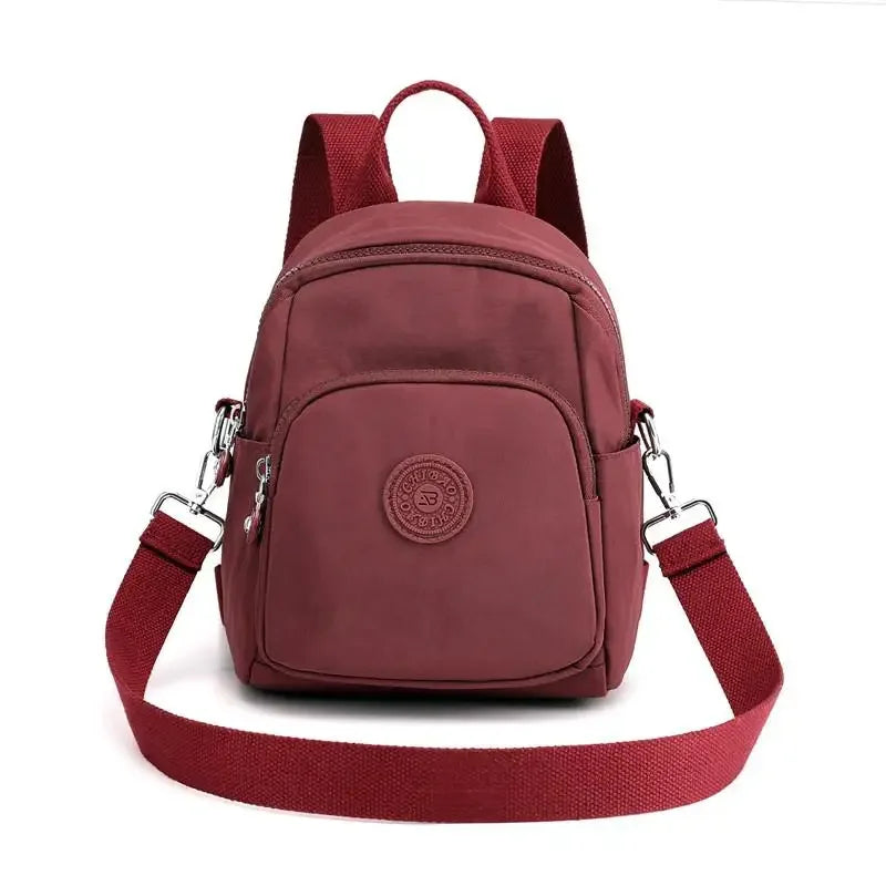 Women's Travel Casual Backpack College Students School Bag Korean Small Canvas Backpack Waterproof Fashion Shoulder Bags