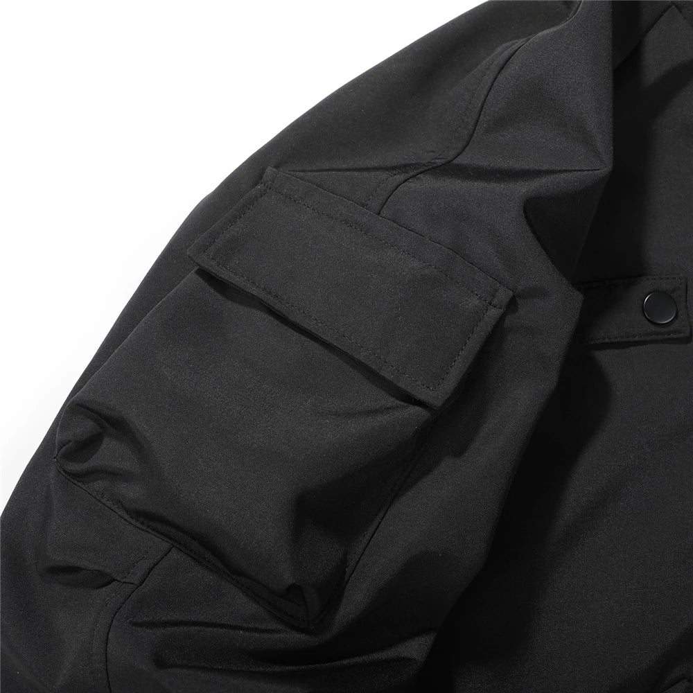 11 BYBB'S DARK 2025 Tactical Jackets Hooded Windbreaker Mens Cargo Function Jacket Fashion Coats Outwear Techwear Streetwear  ﻿