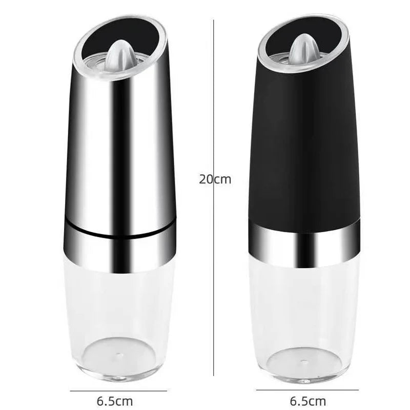 Electric Pepper Grinder Stainless Steel Automatic Gravity Shaker Salt Pepper Grinder Spice Mills Grinding Tools Kitchen Gadgets