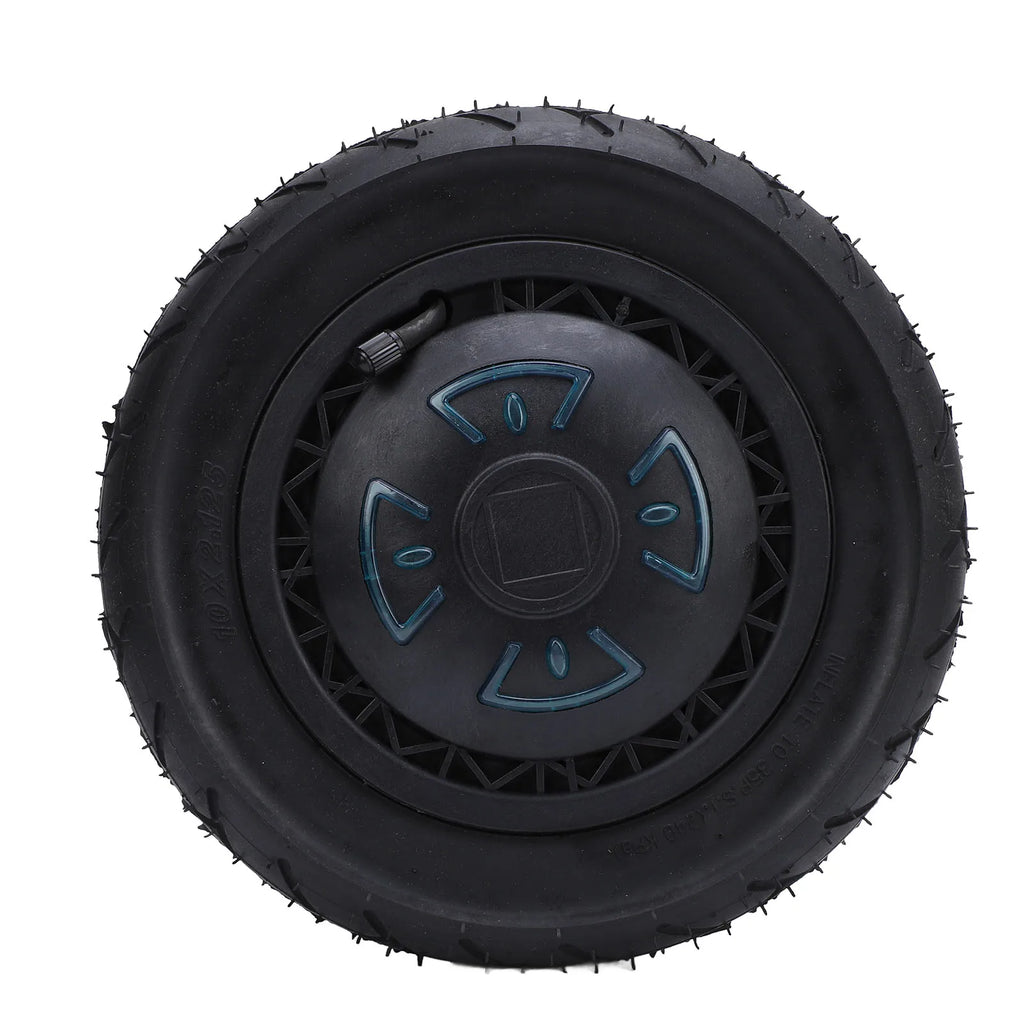 Electric Scooter Motor Wheel Noiseless Rubber Aluminum Alloy Scooter Hub Motor 10 Inch  Brushless Shock Absorbing for DIY