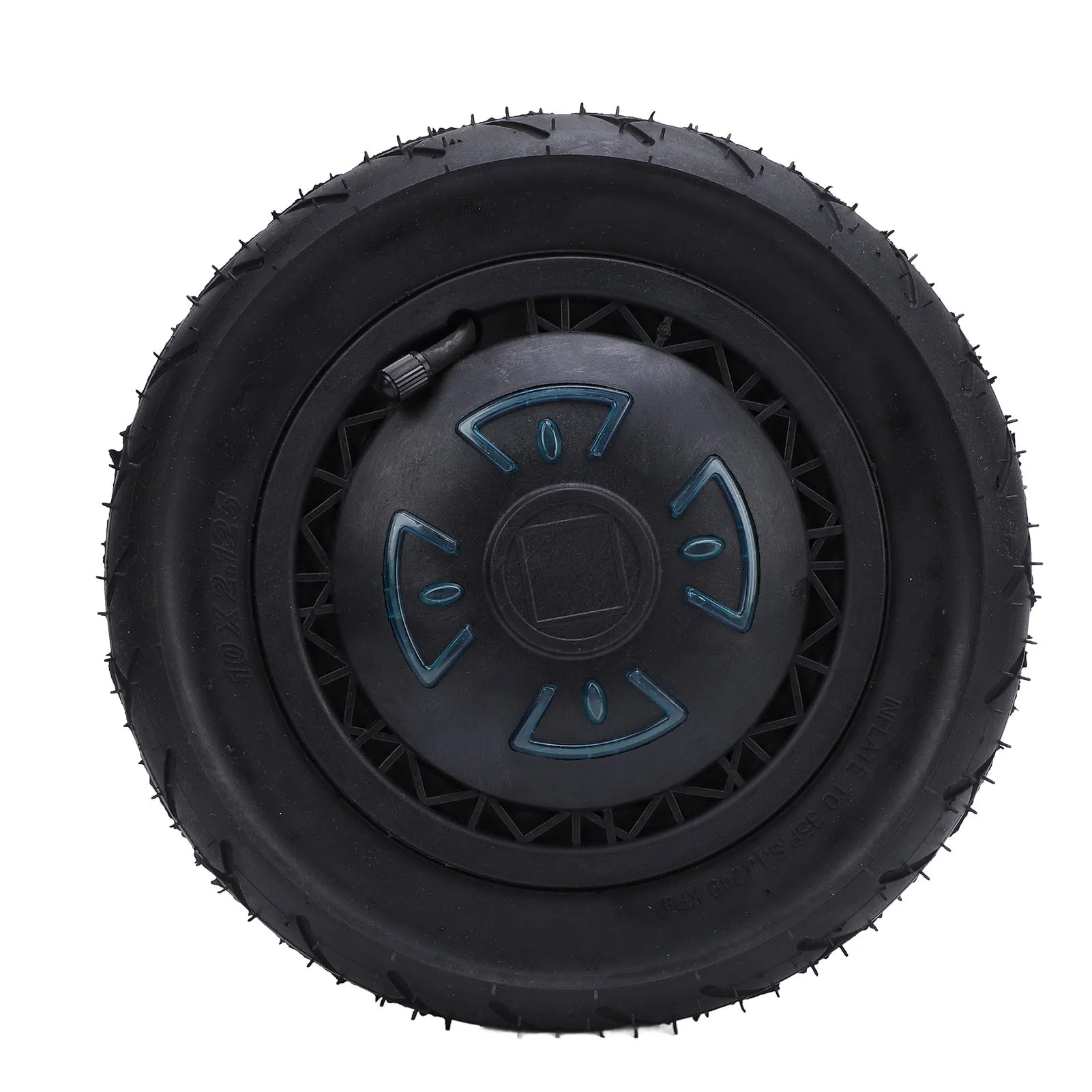 Electric Scooter Motor Wheel Noiseless Rubber Aluminum Alloy Scooter Hub Motor 10 Inch  Brushless Shock Absorbing for DIY