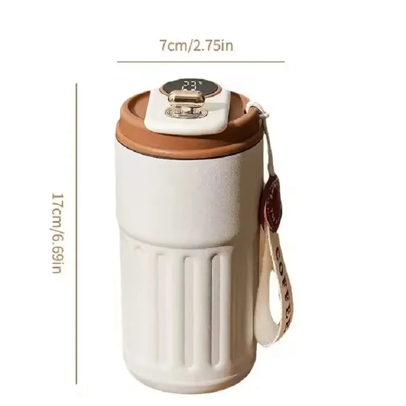 Smart Thermos Cup Bottle Water Digital LED Temperature Coffee Cup Stainless Steel Vacuum Cup Office Cup Business Drinking Mug