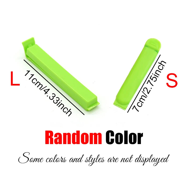 10-20PCS/Set Sealing Clip Colorful Reusable Snack Storage Sealer Clamp Kitchen Gadgets for Food Fresh Keeping Moisture Proof ZYF