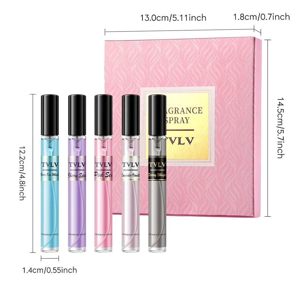 Women’s Luxury Long Lasting Fragrance Set Collection with Floral Fruity Vanilla Sweet Scent Valentine's Day Gifts