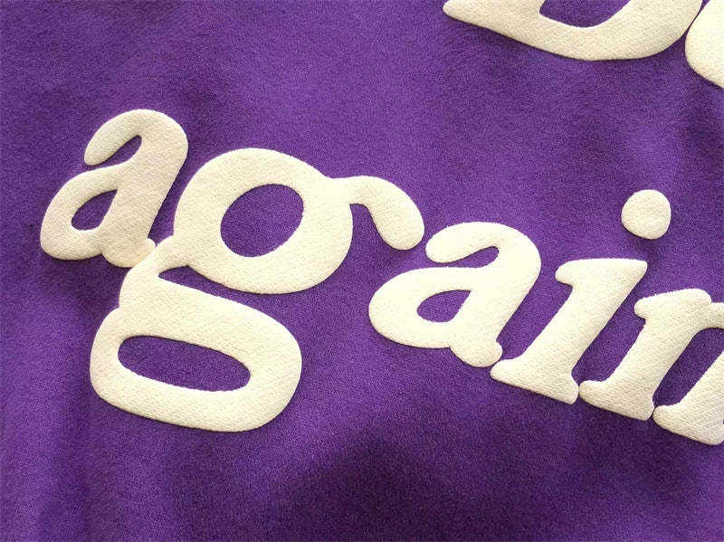Foam Logo Ye Must Be Born Again Hoodie Men Women Best Quality Oversize Kanye West CPFM.XYZ Sweatshirts