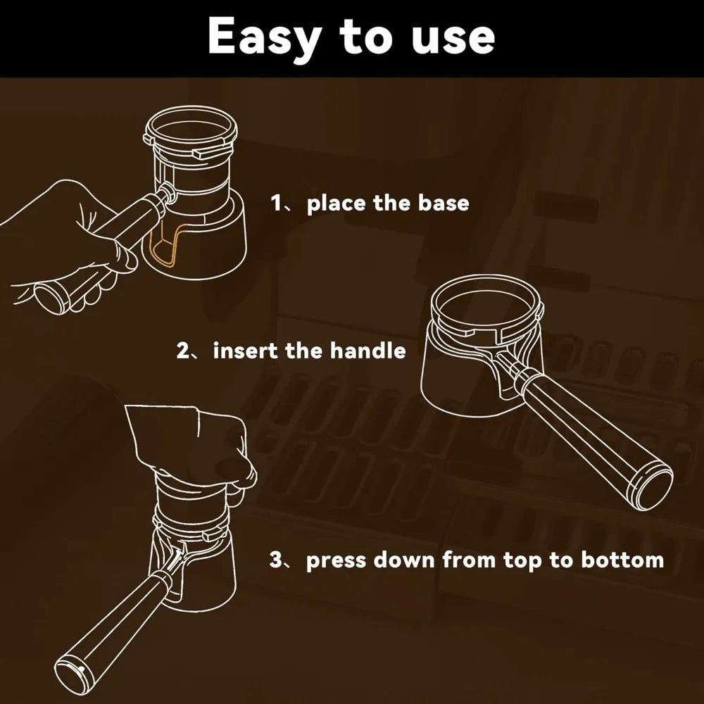 Portafilter Holder Compatible With Ninja Espresso Machine, Espresso Tamping Station for Ninja Luxe Cafe ES601 ES701
