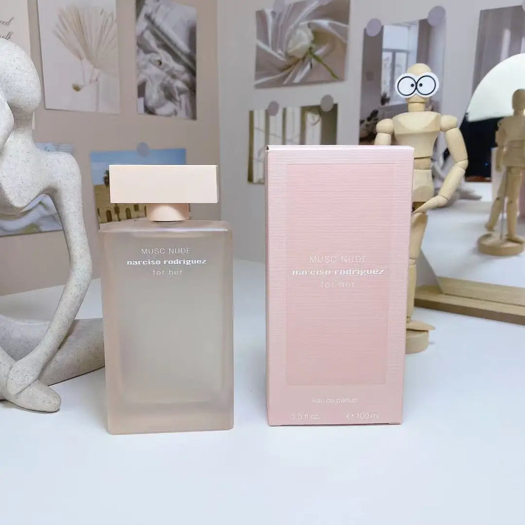 100ml Elegante musk floral eau de toilette para mulheres, perfume de garrafa rosa de luxo, fragrância dia para noite