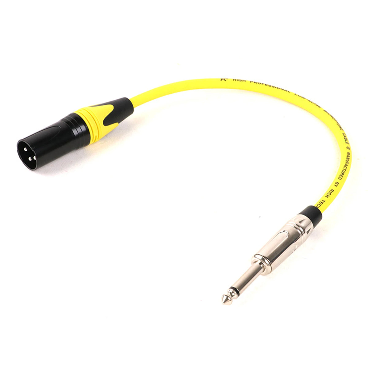 1PC 1/4 Inch (6.35mm) TS Jack to XLR Female/Male Microphone Audio Cable Unbalanced 3Pin XLR to Quarter Inch Mono Plug Mic Cord