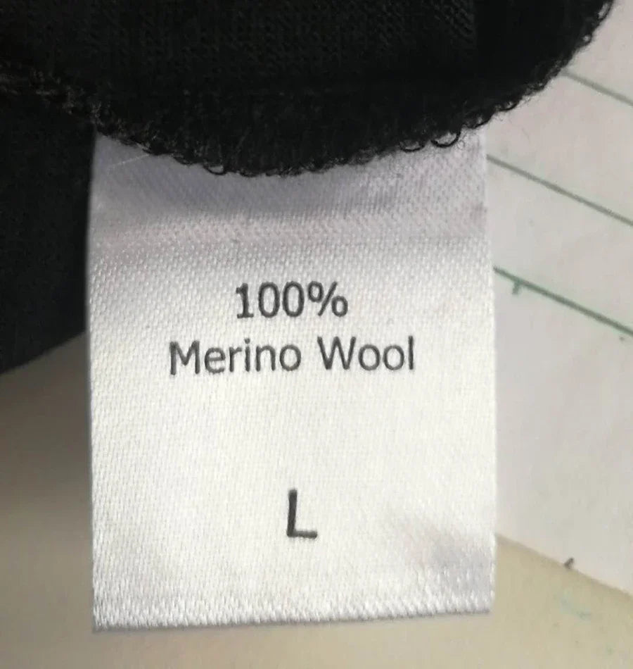 100% Merino Wool Thermal Underwear Men Merino Wool Base Layer Shirt 240G Winter Warm Wicking Breathable Anti-Odor USA Size