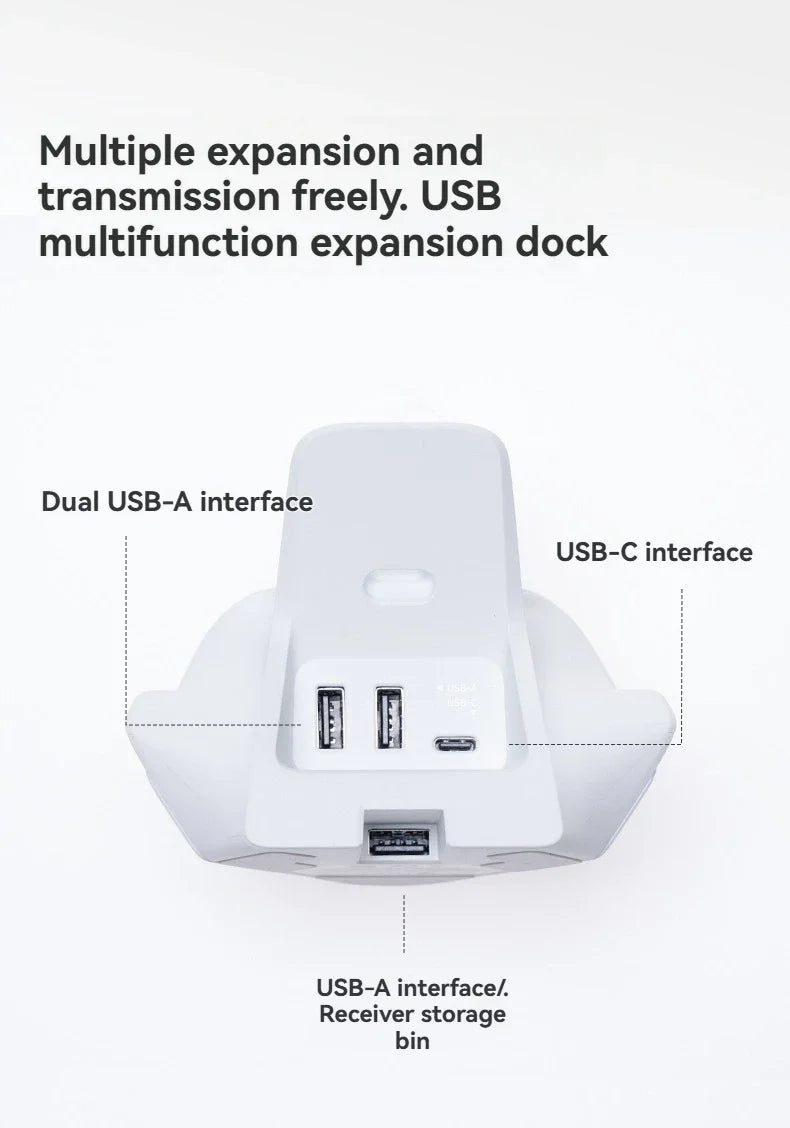 New Flydigi APEX 5 / Vader 5 Pro Charging Dock 2 PRO Customize GIF RGB Animated Bitmap USB Multifunction Expansion Dock