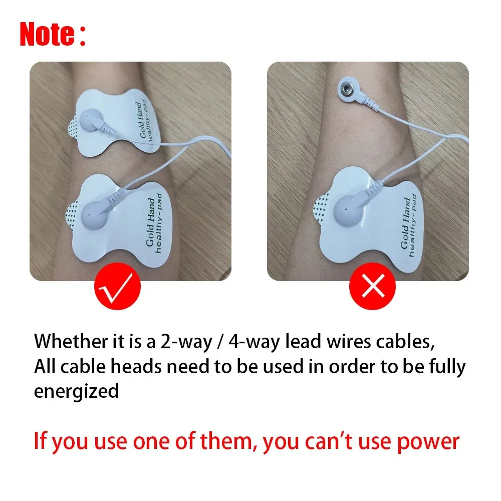 8-mode Full Body Massager Electric Muscle Stimulator Acupuncture Low Frequency Pulse Vibration Massage Relax Muscle Anti-fatigue
