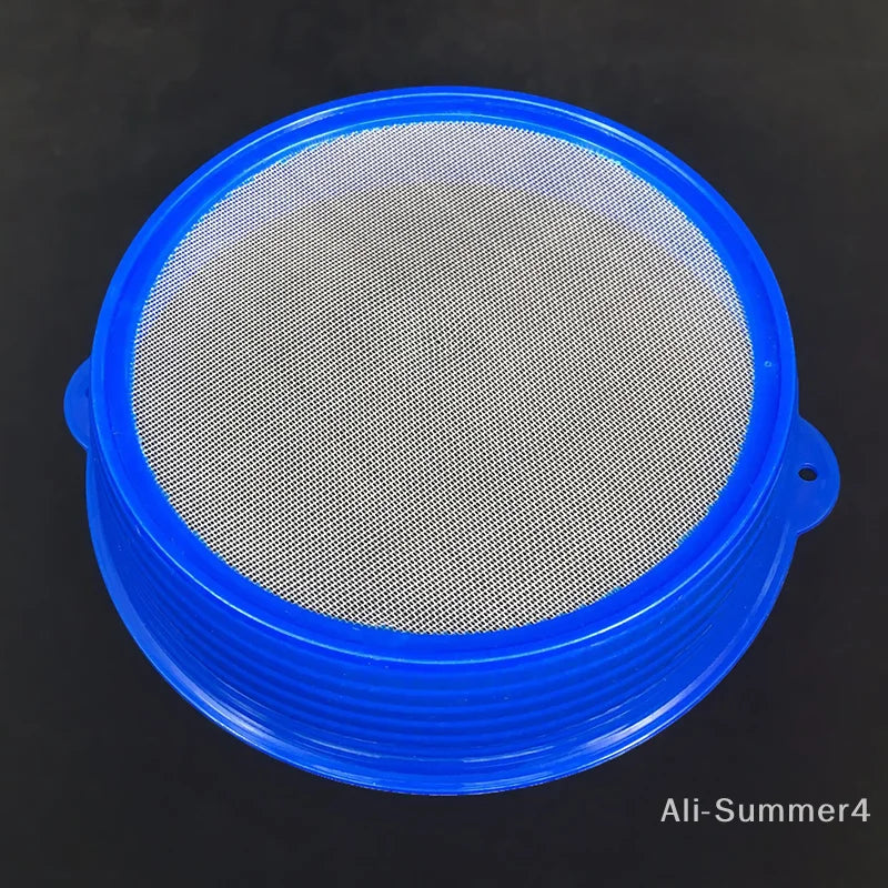 Kitchen Gadgets New Handheld 19cm Round Shape Plastic Flour Sifter Strainer