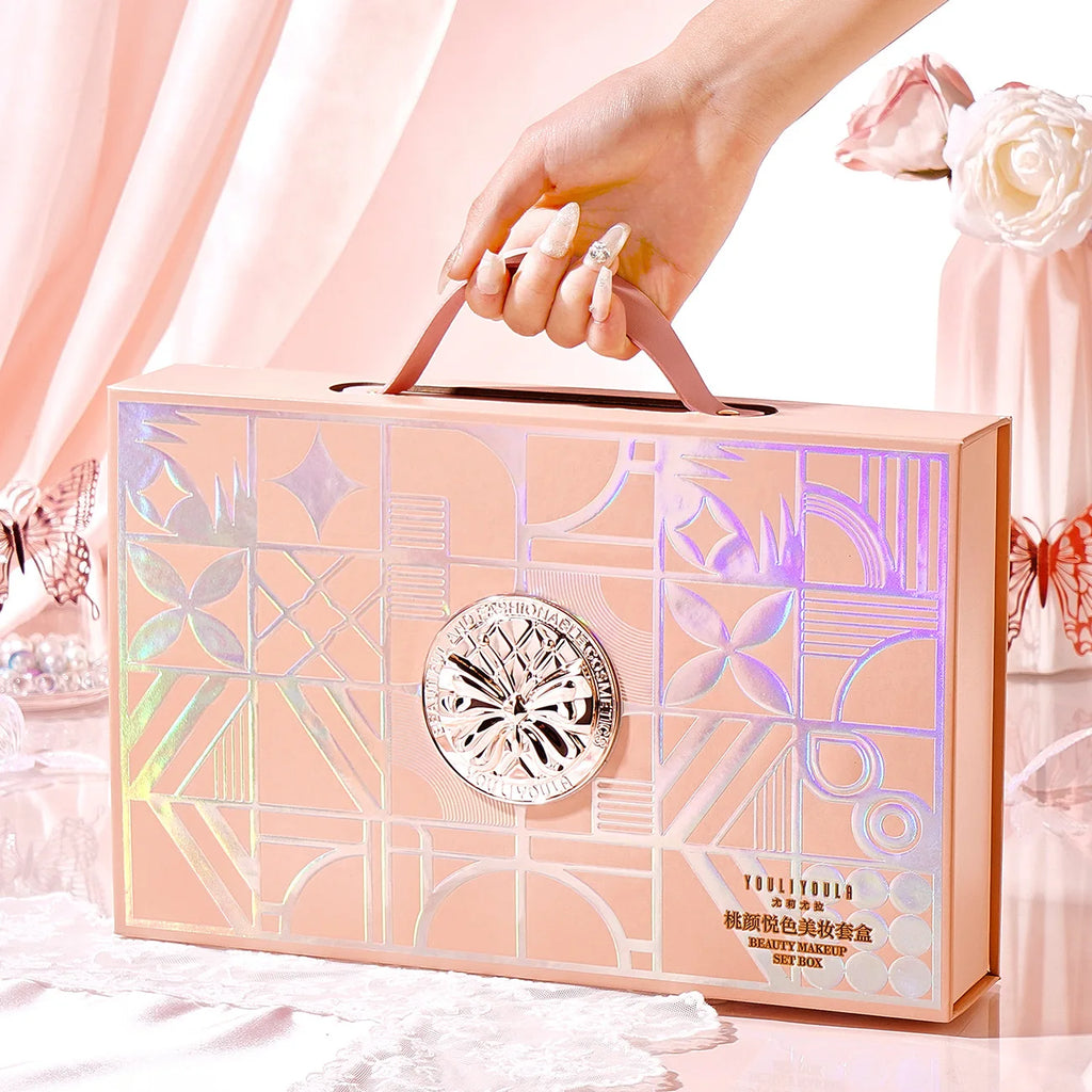 Make Up Sets Cosmetics Full Set Makeup Kit Lipstick Eyeshadow Eyebrow Pen Air Cushion BB Cream Mascara 9 Pcs Makeup Gift Box