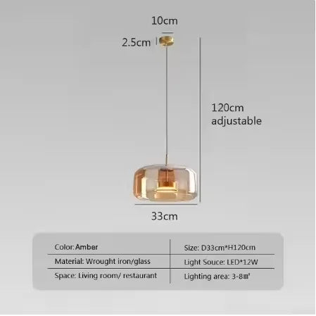 Modern Glass Pendant Light luxury Deco Nordic Led Hanging Light Fixtures  Modern Luminaire Suspension lamp